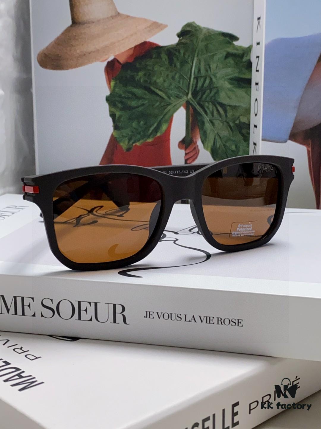 Prada Men's Driving 2025 New Arrival Unisex Sunglasses Fashion UV Protection Trendy Glasses 01 Style