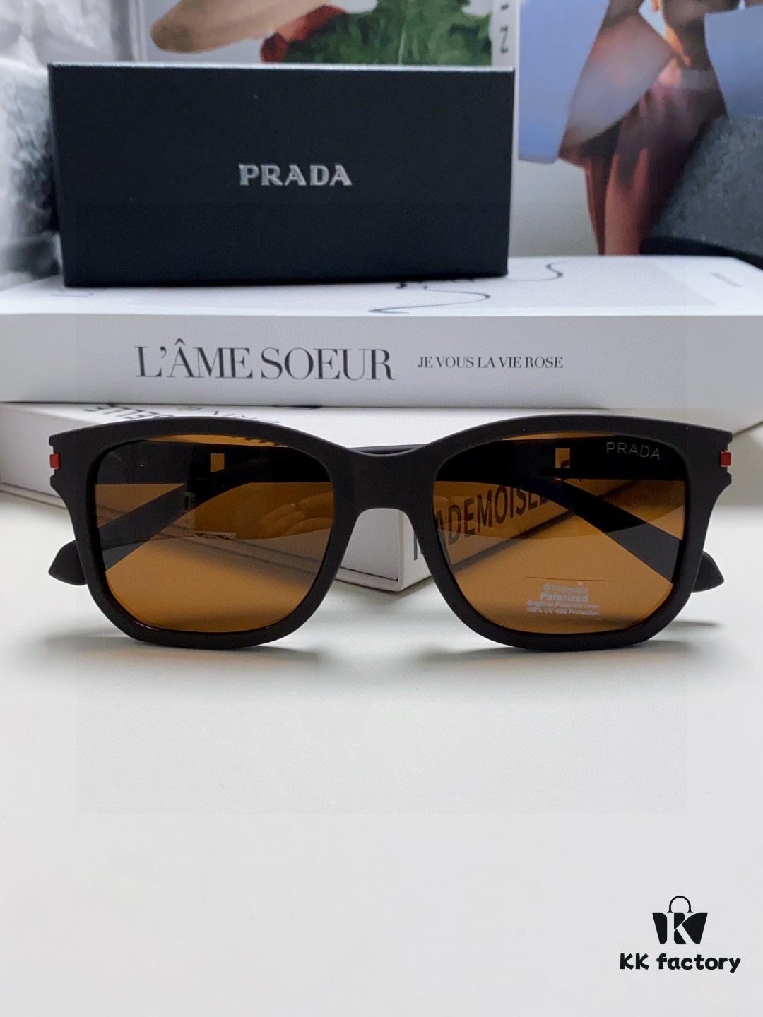 Prada Men's Driving 2025 New Arrival Unisex Sunglasses Fashion UV Protection Trendy Glasses 01 Style