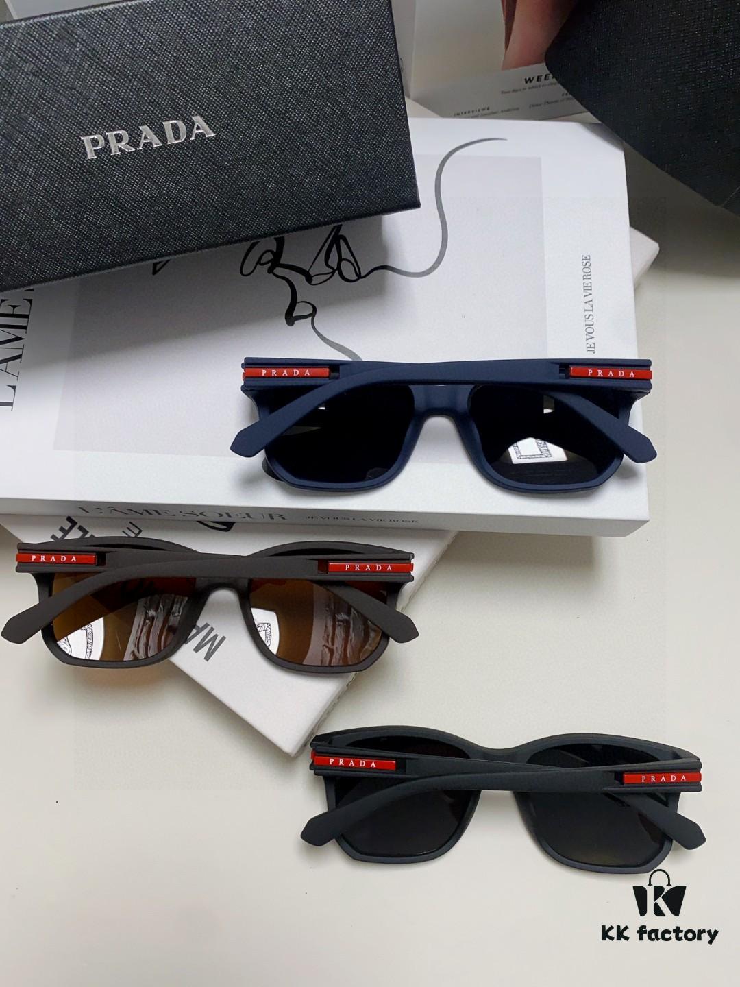 Prada Men's Driving Sunglasses 2025 New Unisex Fashion UV Protection Trendy Sun Glasses Style 01