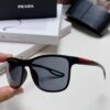 PRADA Prada High-Definition Lenses, World-Class Craftsmanship, Polarized Sunglasses, Premium Fashion Unisex Stylish and Slimming Design, Versatile Sun Protection for Driving and Everyday Wear