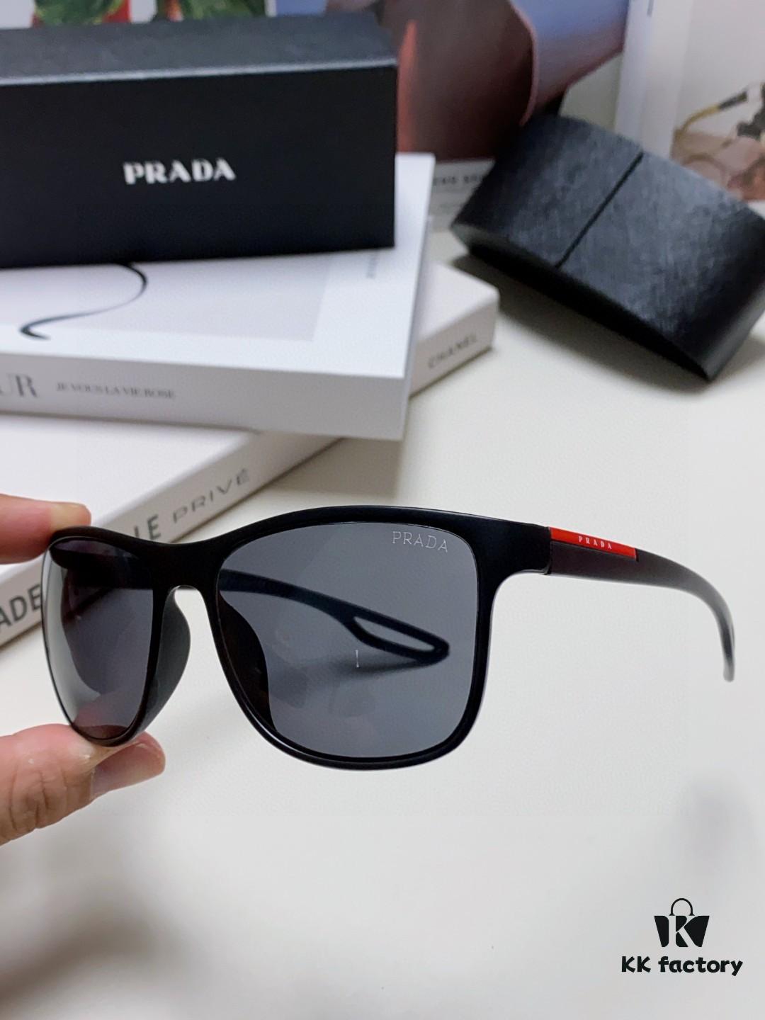 PRADA Prada High-Definition Lenses, World-Class Craftsmanship, Polarized Sunglasses, Premium Fashion Unisex Stylish and Slimming Design, Versatile Sun Protection for Driving and Everyday Wear