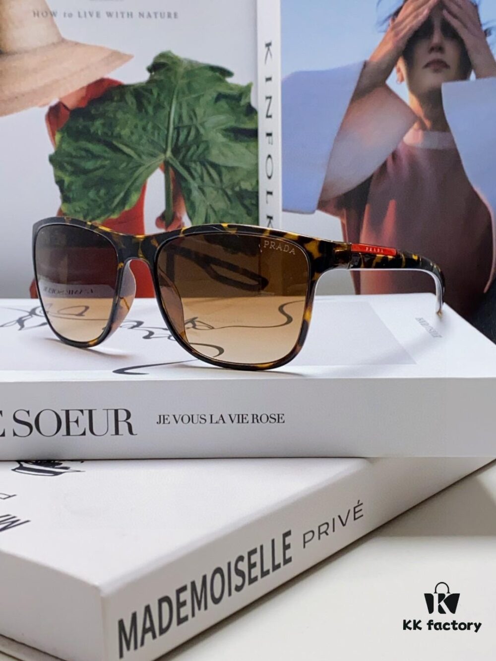 PRADA Polarized Sunglasses, High-Quality Clear Lenses, Master-Crafted, Fashionable Unisex Design, Slimming Fit, UV Protection, Stylish and Versatile for Driving and Daily Wear