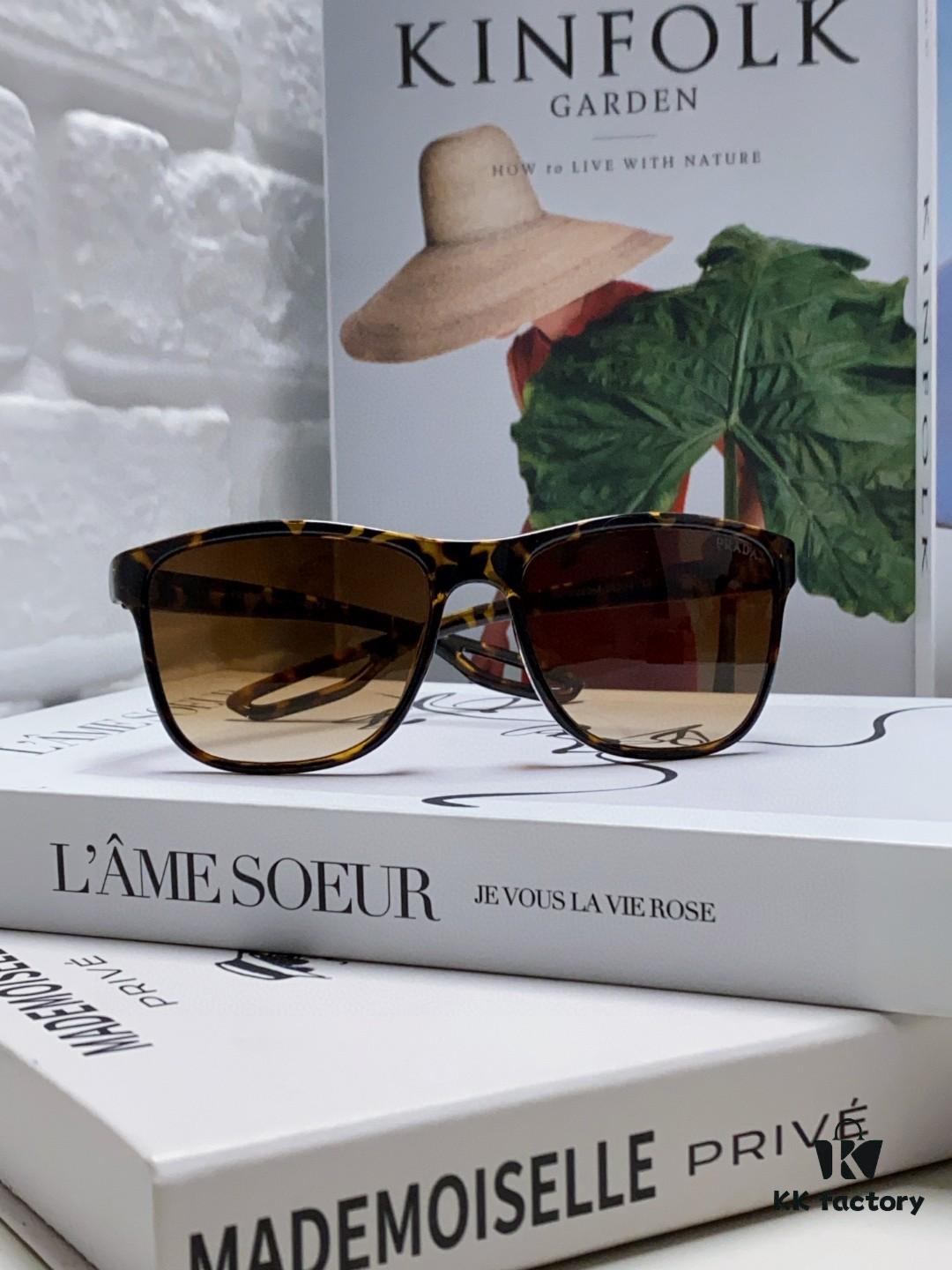 PRADA Polarized Sunglasses, High-Quality Clear Lenses, Master-Crafted, Fashionable Unisex Design, Slimming Fit, UV Protection, Stylish and Versatile for Driving and Everyday Wear