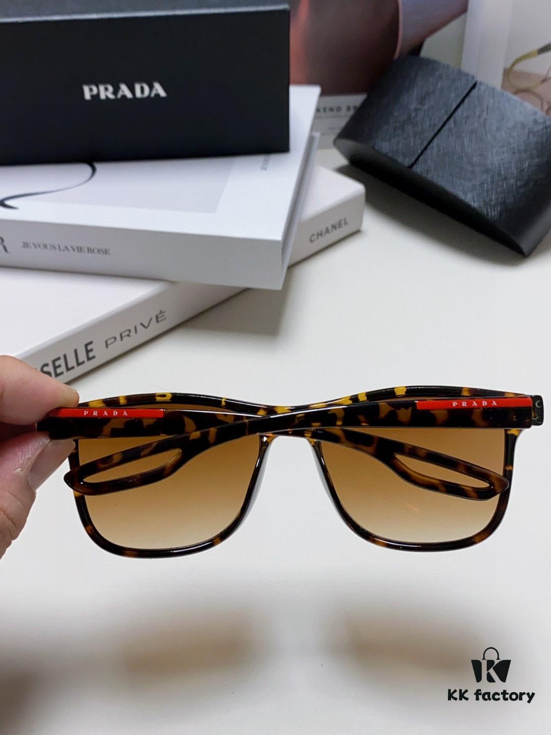 PRADA Polarized Sunglasses, High-Quality Clear Lenses, Master-Crafted, Fashionable Unisex Design, Slimming Fit, UV Protection, Stylish and Versatile for Driving and Everyday Wear