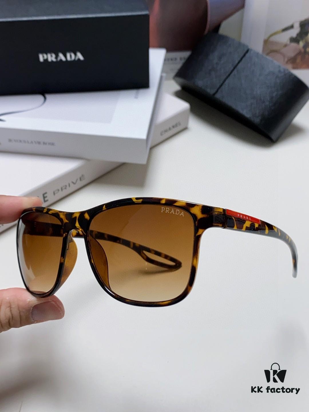 PRADA Polarized Sunglasses, High-Quality Clear Lenses, Master-Crafted, Fashionable Unisex Design, Slimming Fit, UV Protection, Stylish and Versatile for Driving and Everyday Wear