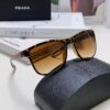 PRADA Polarized Sunglasses, High-Quality Clear Lenses, Master-Crafted, Fashionable Unisex Design, Slimming Fit, UV Protection, Stylish and Versatile for Driving and Everyday Wear