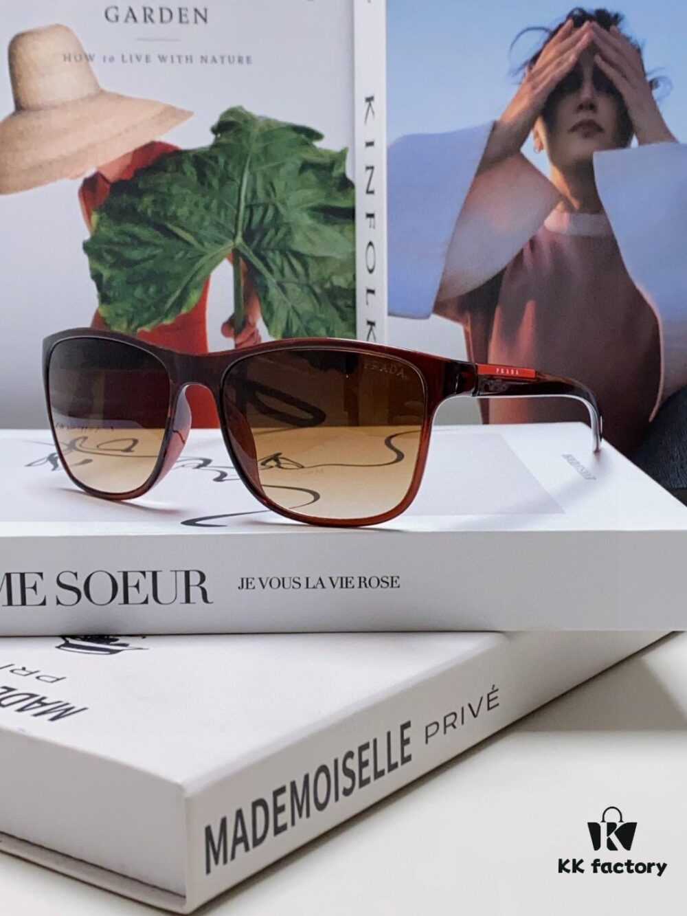 PRADA Prada High-Definition Lenses, World-Class Craftsmanship, Polarized Sunglasses, Premium Fashion Unisex Stylish and Slimming Sun Glasses, High Quality, Driving Sunglasses