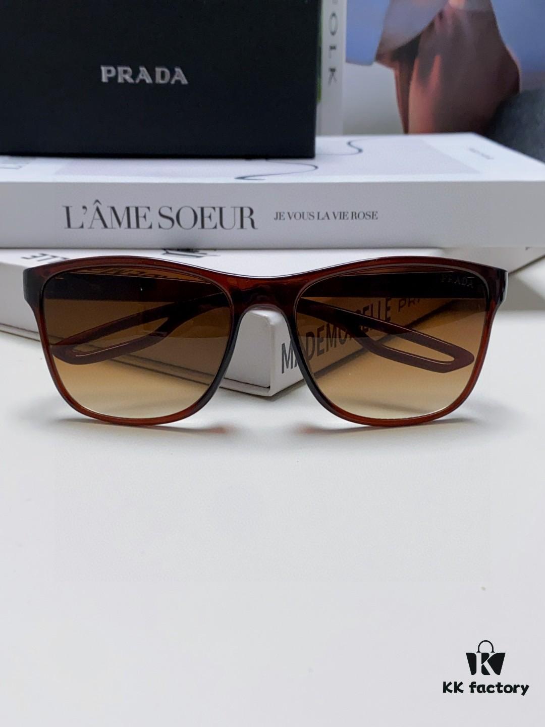 PRADA Prada High-Definition Lenses, World-Class Craftsmanship, Polarized Sunglasses, Premium Fashion Unisex Stylish and Slimming Sun Glasses, High Quality, Driving Sunglasses