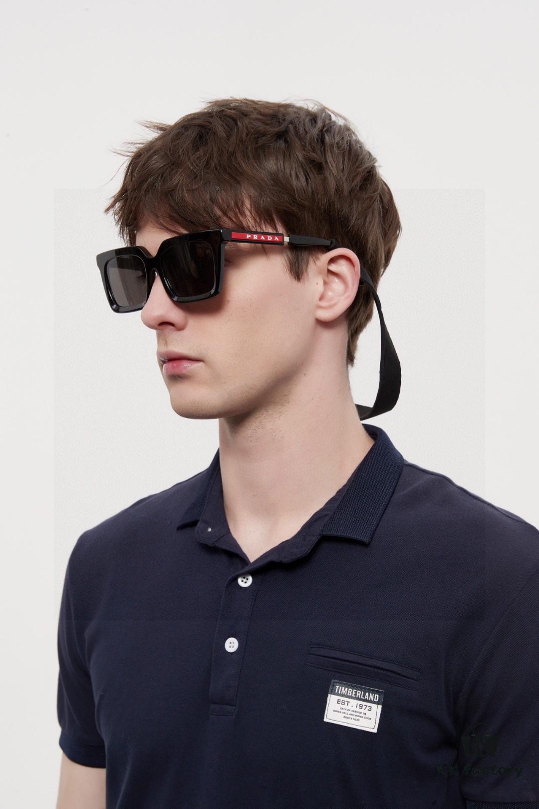 Prada PRADA 👏 2025 First Look New Arrival Top Men's Wear, Color-Blocked Sporty Design, Original Logo with 3D Embossing, Simple and Comfortable to Wear – Recommended… Eyeglasses, Sunglasses