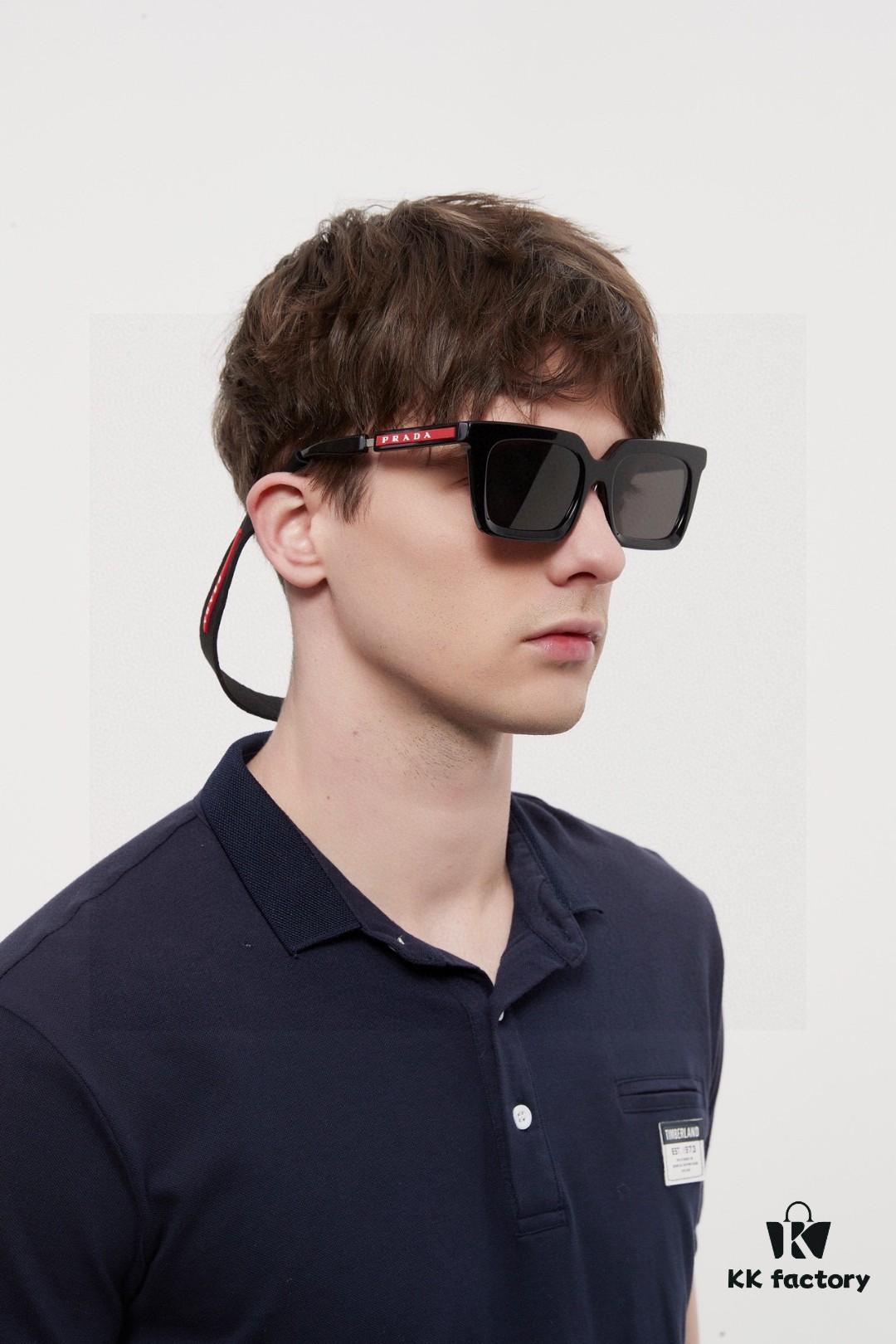 Prada PRADA 👏 2025 First Look New Arrival Top Men's Wear, Color-Blocked Sporty Design, Original Logo with 3D Embossing, Simple and Comfortable to Wear – Recommended… Eyeglasses, Sunglasses