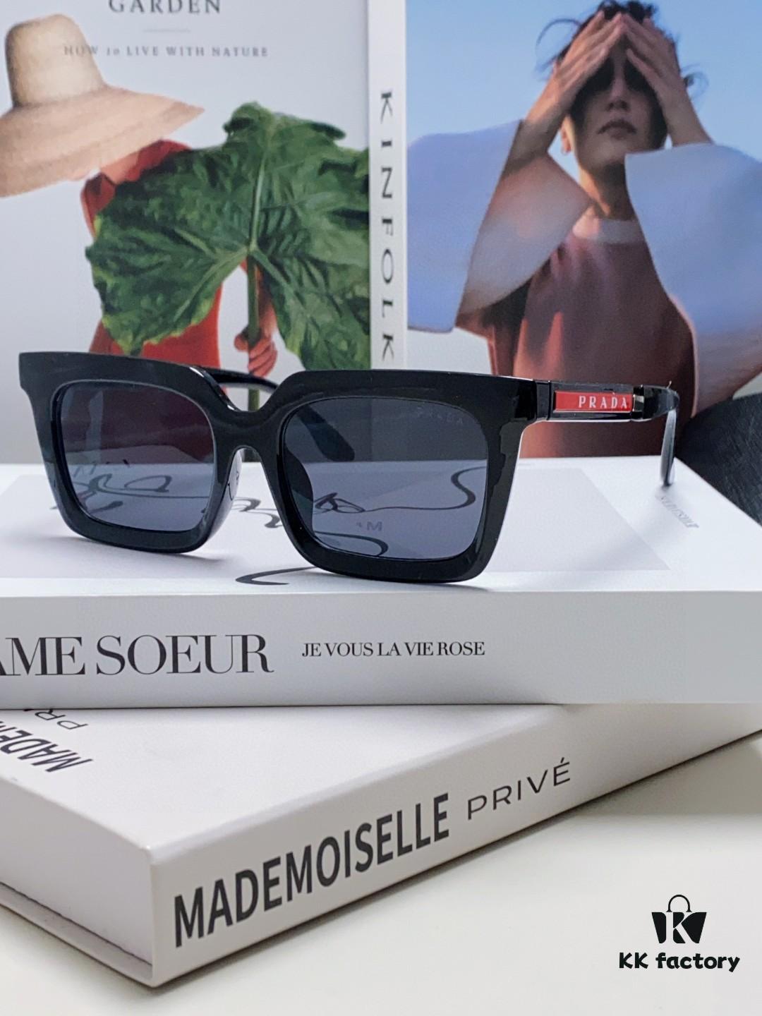 Prada PRADA 👏 2025 First Look New Arrival Top Men's Wear, Color-Blocked Sporty Design, Original Logo with 3D Embossing, Simple and Comfortable to Wear – Recommended… Eyeglasses, Sunglasses