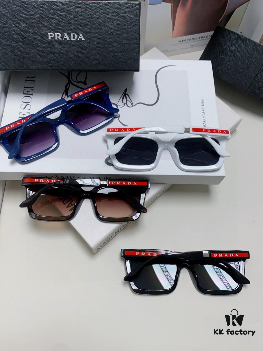 Prada PRADA 👏 2025 First Look New Arrival Top Men's Wear, Color-Blocked Sporty Design, Original Logo with 3D Embossing, Simple and Comfortable to Wear – Recommended… Eyeglasses, Sunglasses