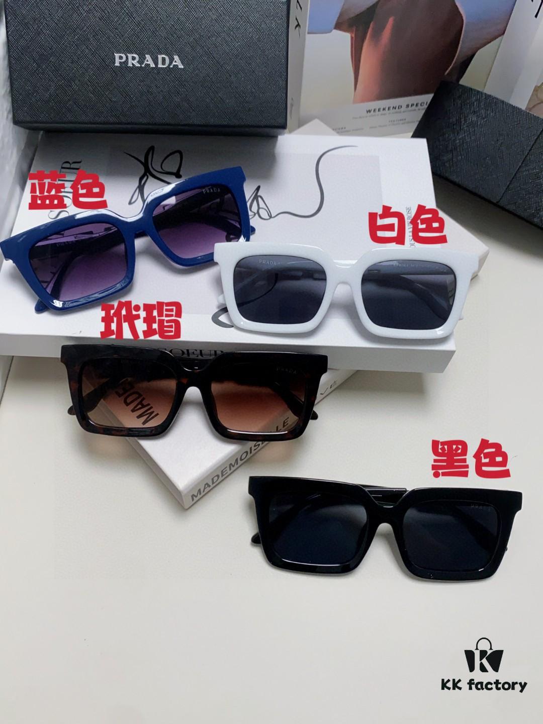 Prada PRADA 👏 2025 New Arrival Men's Premium Eyewear, Color-Blocked Sporty Design, Original Logo with 3D Embossing, Minimalist and Comfortable to Wear – Recommended Sunglasses