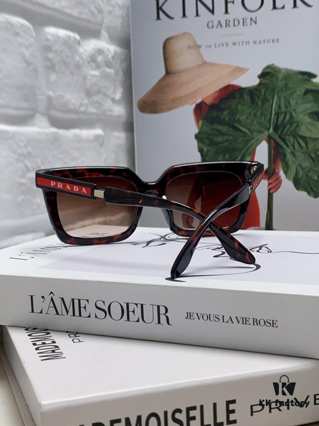 Prada PRADA 👏 2025 New Arrival Premium Men's Eyewear, Color-Blocked Sporty Design, Original Logo with 3D Embossing, Minimalist and Comfortable to Wear – Recommended… Sunglasses