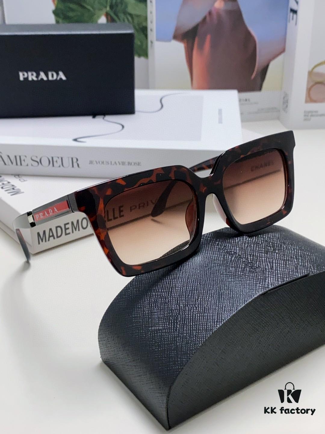 Prada PRADA 👏 2025 New Arrival Premium Men's Eyewear, Color-Blocked Sporty Design, Original Logo with 3D Embossing, Minimalist and Comfortable to Wear – Recommended… Sunglasses
