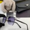 PRADA 2025 New Arrival Sunglasses, World-Class Craftsmanship, High-End Fashion Unisex Aviator Shades for Slimming Face Look, Premium Quality