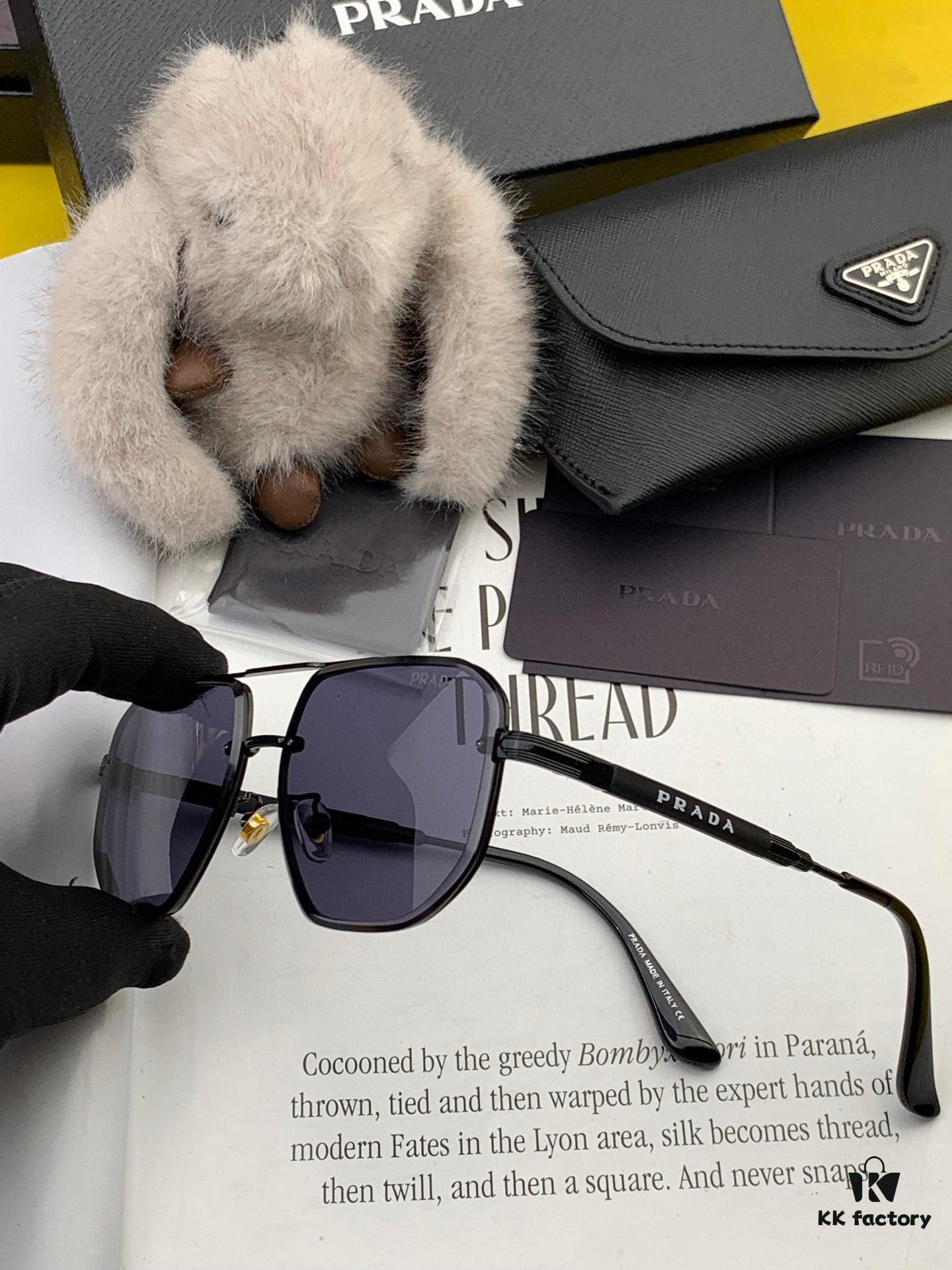 PRADA 2025 New Arrival Sunglasses Masterpiece Craftsmanship Latest High-End Trendy Unisex Stylish Face-Framing Sunglasses for Men Quality Guaranteed! Model: Eyewear Sunglasses