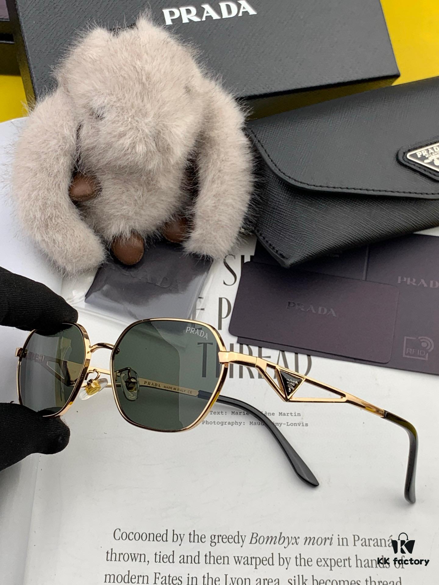 PRADA 2025 New Arrival Sunglasses Worldwide Mastercraft Latest High-End Fashion Unisex Stylish Slim-Fit Sunglasses