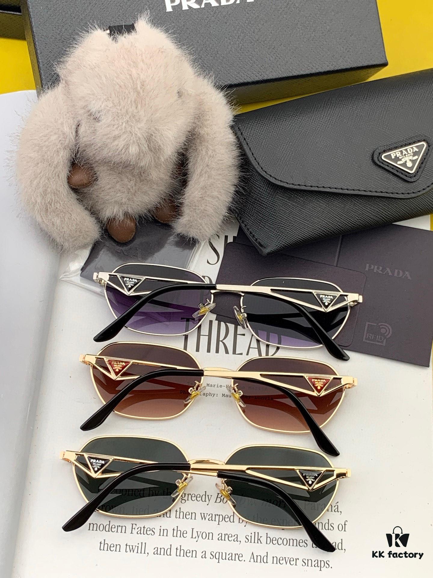 PRADA 2025 New Arrival Sunglasses Worldwide Mastercraft Latest High-End Fashion Unisex Stylish Slim-Fit Sunglasses