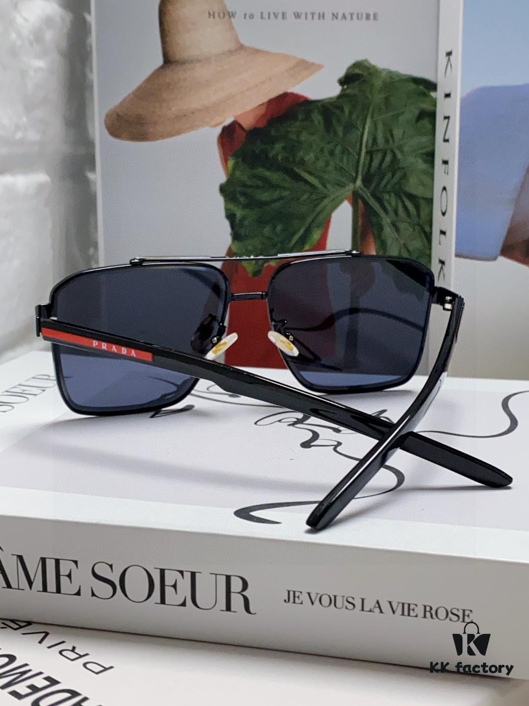 Prada 2025 New Arrival Sports Sunglasses, Trendy UV-Protective Unisex Eyewear, Elegant Driver Glasses