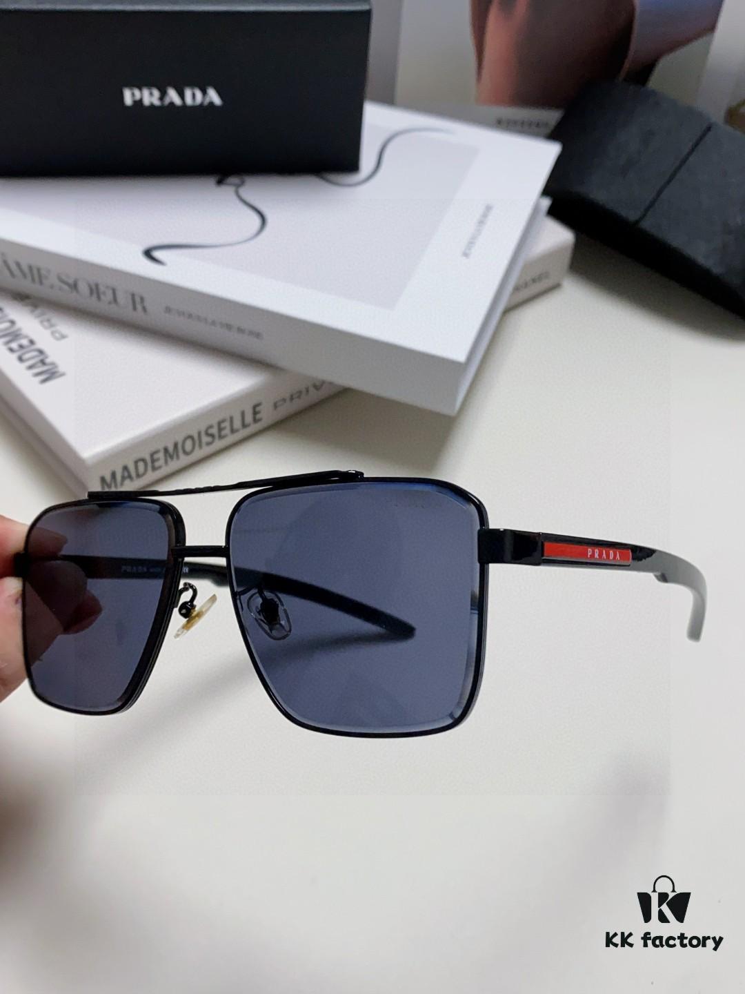 Prada 2025 New Arrival Sports Sunglasses, Trendy UV-Protective Unisex Eyewear, Elegant Driver Glasses