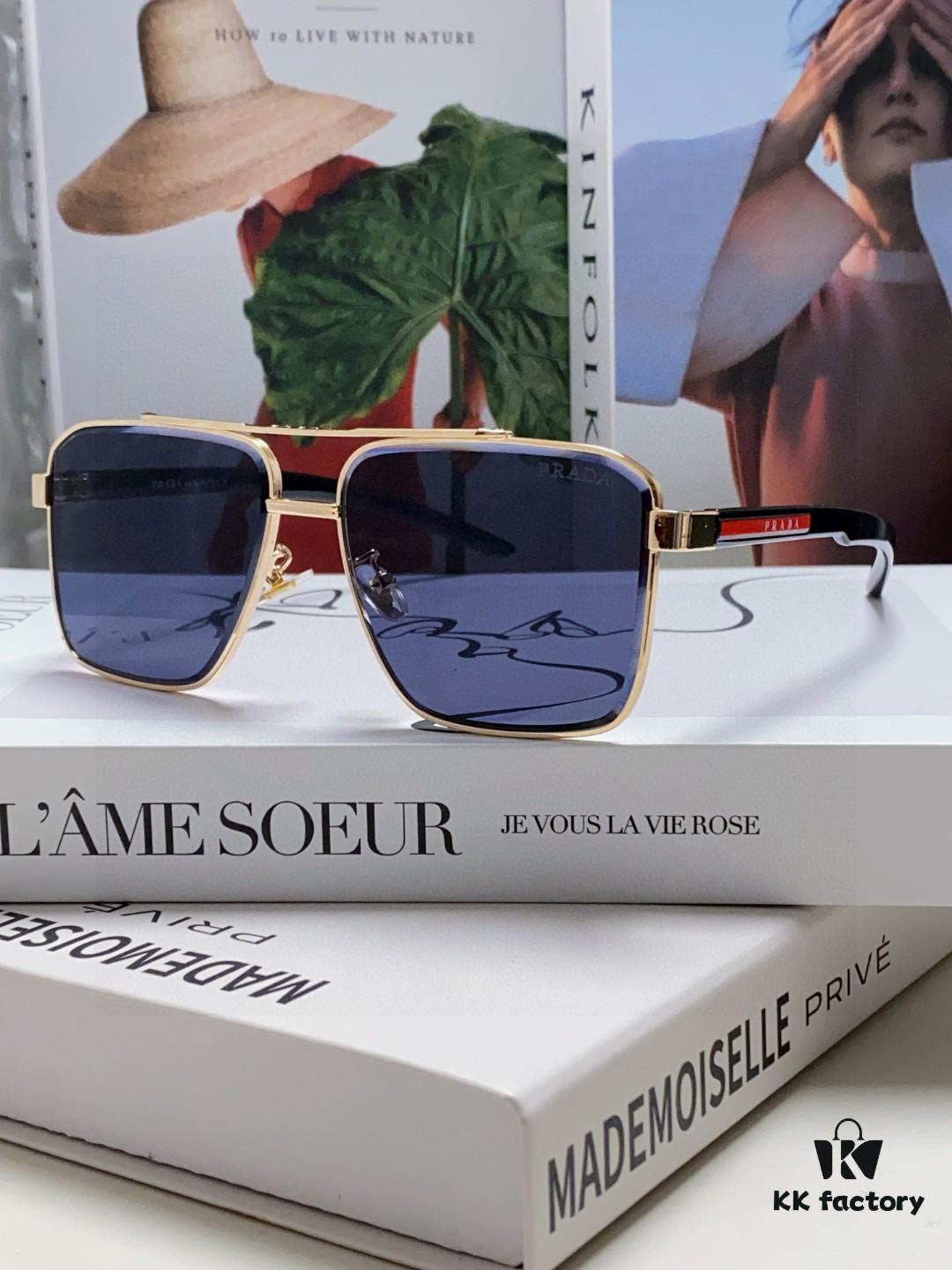 Prada 2025 New Arrival Sports Sunglasses, Trendy UV-Protective Unisex Eyewear, Elegant Driver Glasses