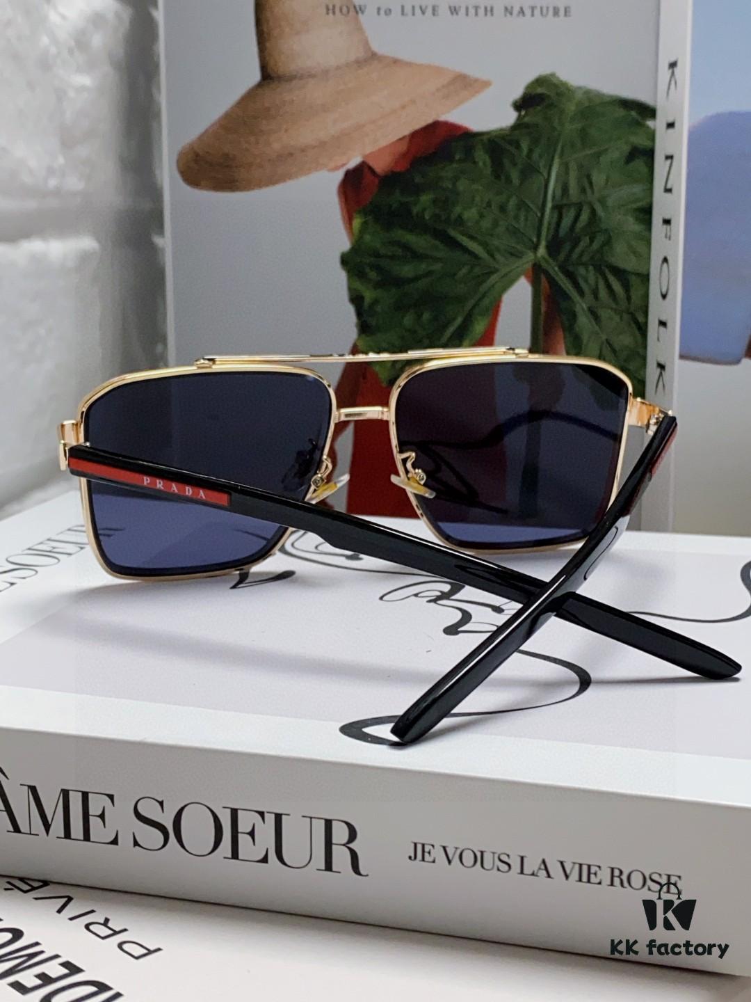 Prada 2025 New Arrival Sports Sunglasses, Trendy UV-Protective Unisex Eyewear, Elegant Driver Glasses