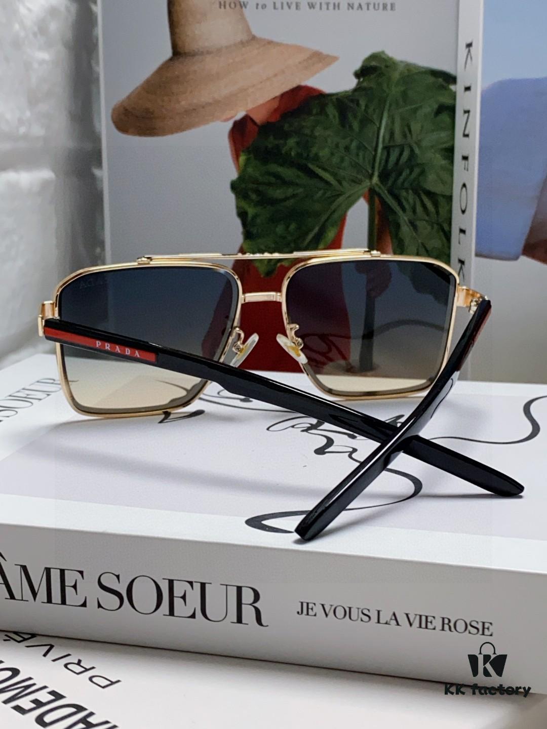 Prada 2025 New Arrival Sports Sunglasses, Trendy UV-Protective Unisex Eyewear, Elegant Driver Glasses