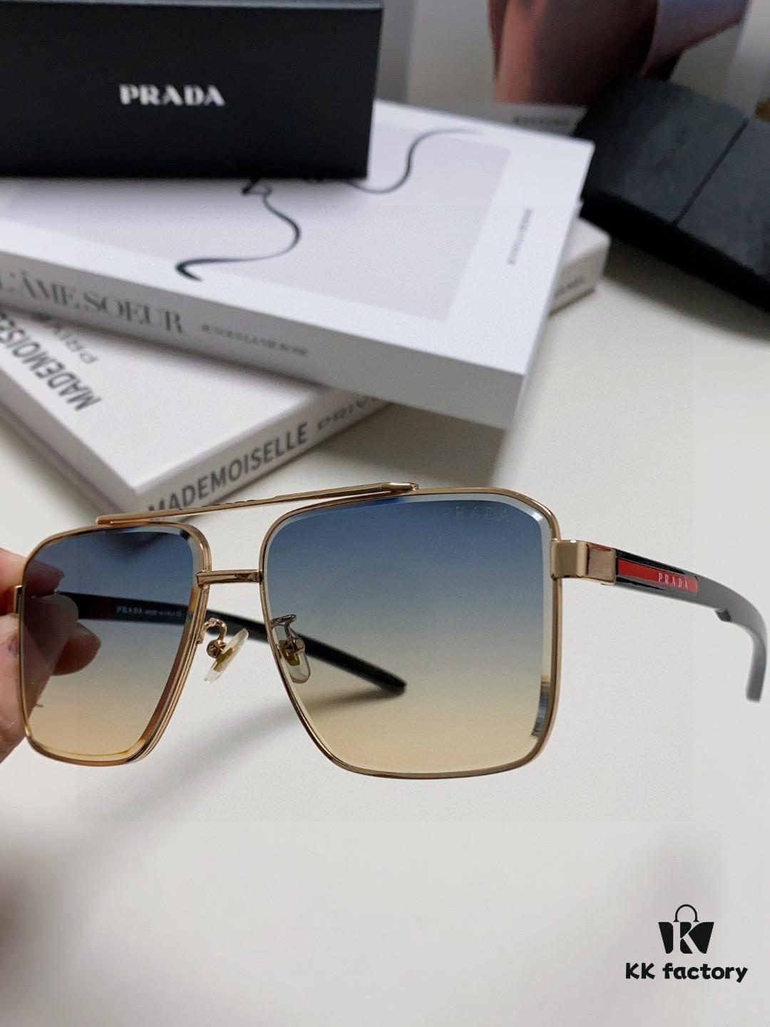 Prada 2025 New Arrival Sports Sunglasses, Trendy UV-Protective Unisex Eyewear, Elegant Driver Glasses