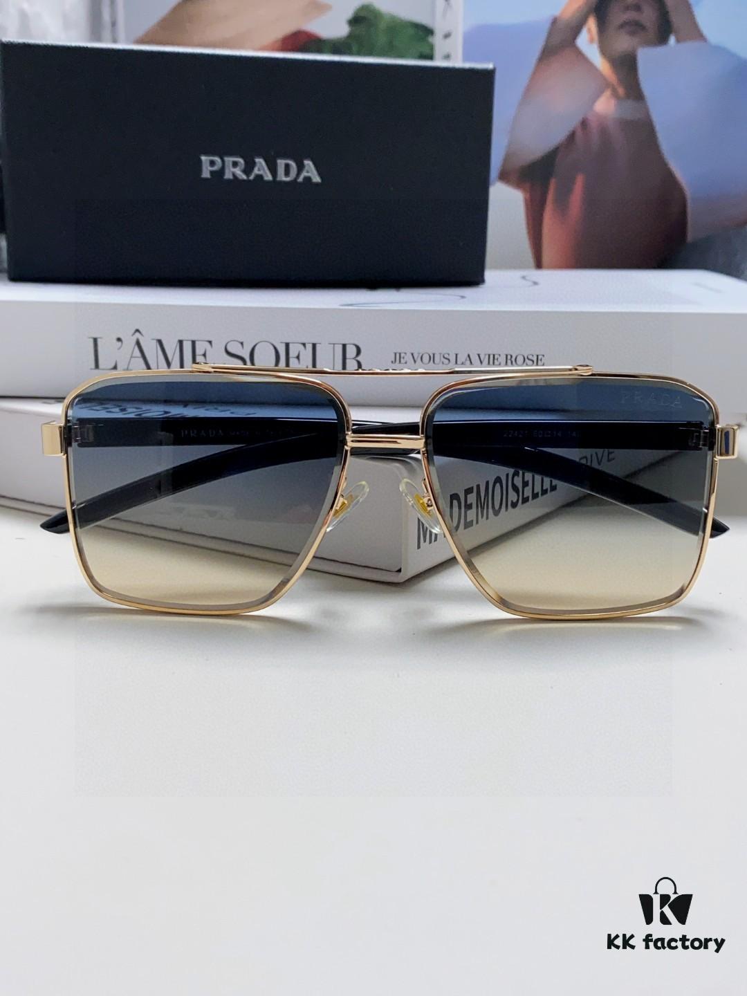 Prada 2025 New Arrival Sports Sunglasses, Trendy UV-Protective Unisex Eyewear, Elegant Driver Glasses