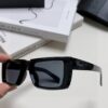 PRADA 2025 Summer New 3D Square Frame Sunglasses Unisex, Runway Style Hiking Square SPR24Y Sunglass Lenses, UV Protection Designer Shades