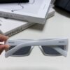 PRADA Prada 25 Summer New 3D Square Frame Sunglasses Unisex Runway Style Hiking Square SPR24Y Sunglass Lens Shades