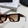 PRADA 2025 Summer New 3D Square Sunglasses Unisex Runway Style Hiking Frame SPR24Y Sunglass Lens Shades