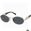 Prada Small Round Frame ✔️ Fashionable Metal Oversized Sunglasses