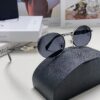Prada Small Round Frame ✔️ Fashionable Metal Oversized Sunglasses