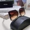 Prada 2025 New Arrival Fashion Minimalist Gradient Sunglasses for Round Face, Square Korean Style UV Protection Retro Instagram-Inspired Sunglasses