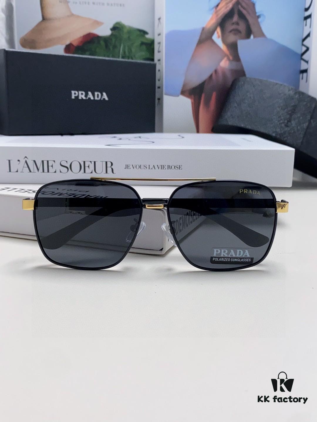 PRADA 2025 New Arrival High-Definition Polarized Sunglasses for Men, Driving-Specific UV Protection Sunglasses