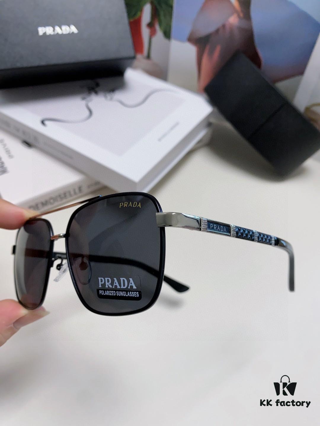 PRADA 2025 New Arrival High-Definition Polarized Sunglasses for Men, Driving-Specific UV Protection Eyewear