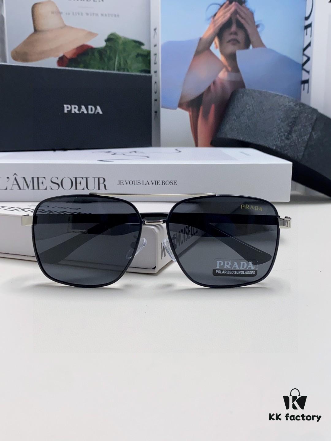 PRADA 2025 New Arrival High-Definition Polarized Sunglasses for Men, Driving-Specific UV Protection Eyewear