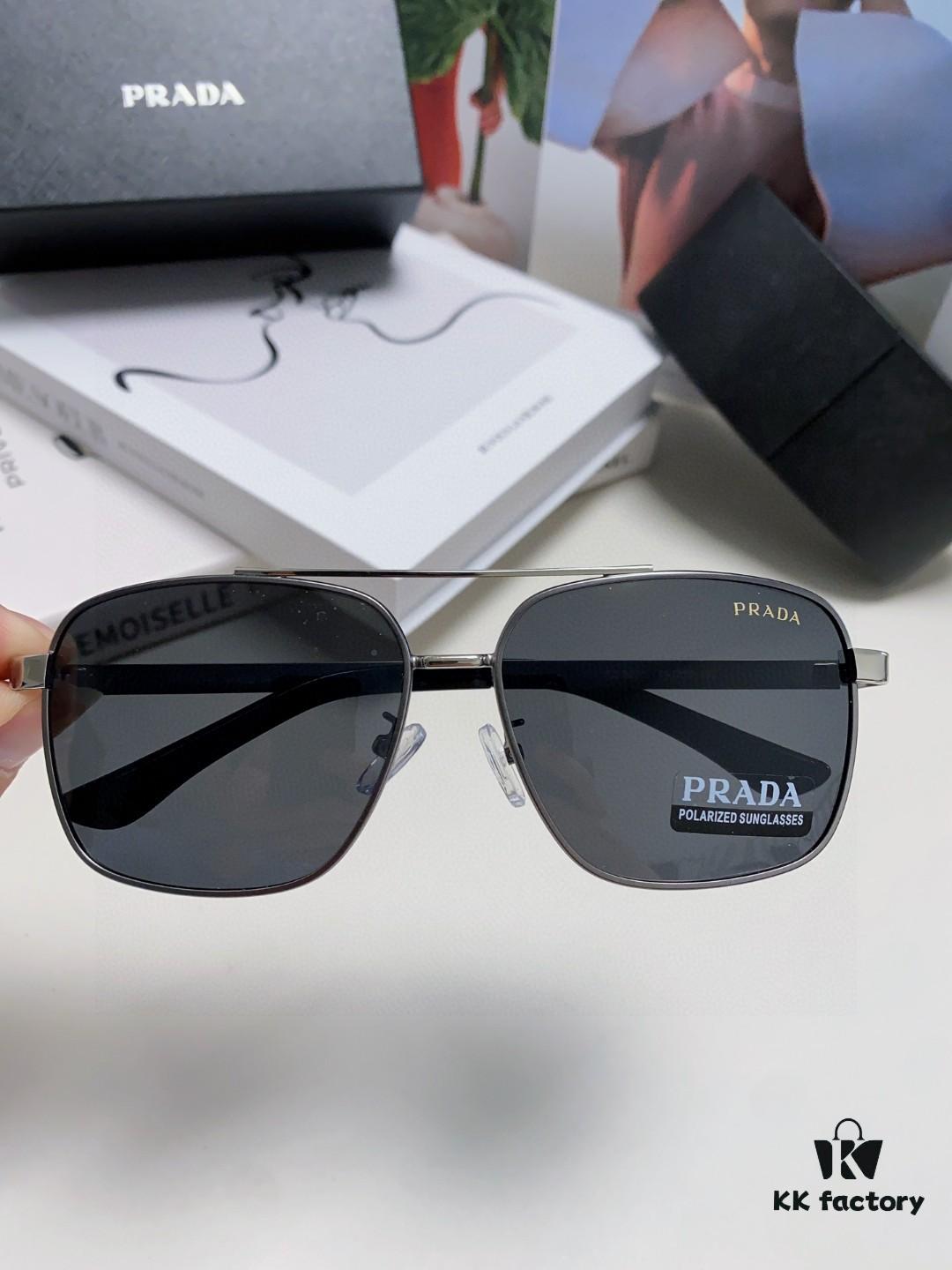 PRADA 2025 New Arrival High-Definition Polarized Sunglasses for Men, Driving-Specific UV Protection Eyewear