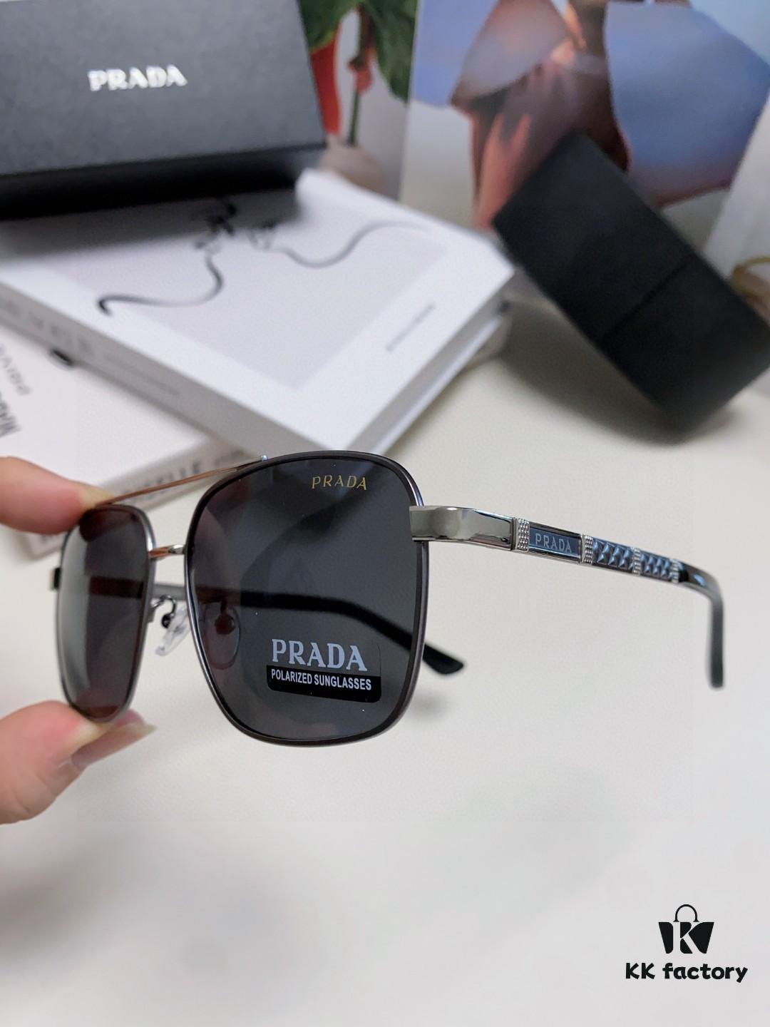 PRADA 2025 New Arrival High-Definition Polarized Sunglasses for Men, Driving-Specific UV Protection Eyewear