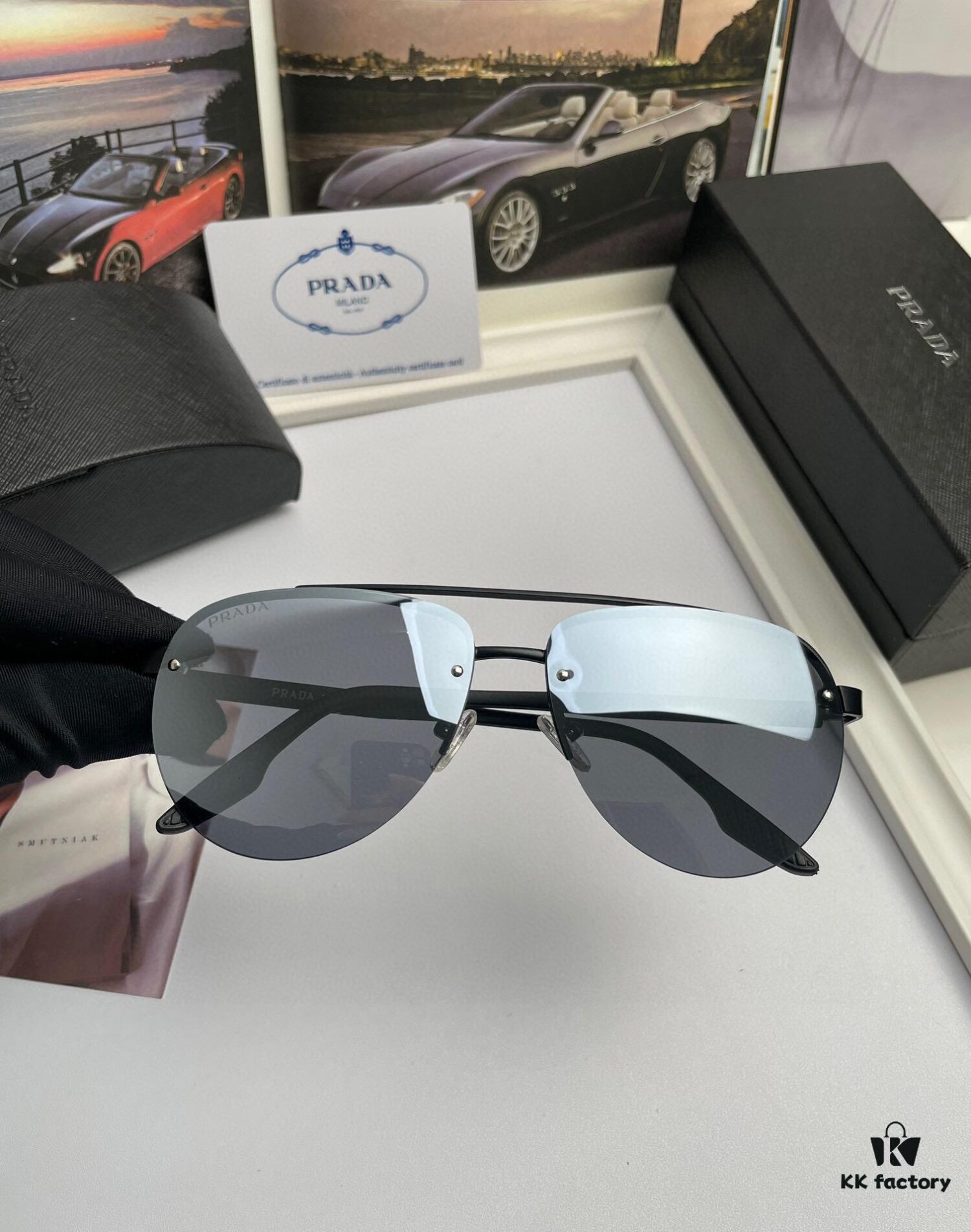 New Arrival High-Quality Unisex Prada Original Design Sunglasses