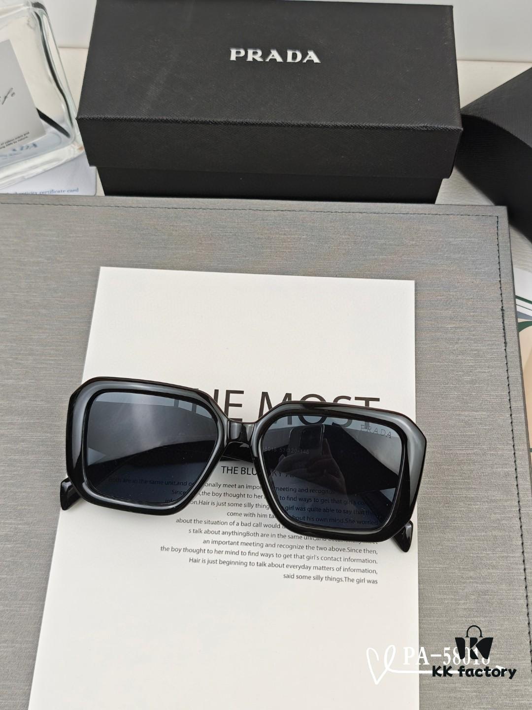 PRADA - New Model Sunglasses with Polaroid Resin Lenses, Lightweight TR Frame for Comfortable Wear