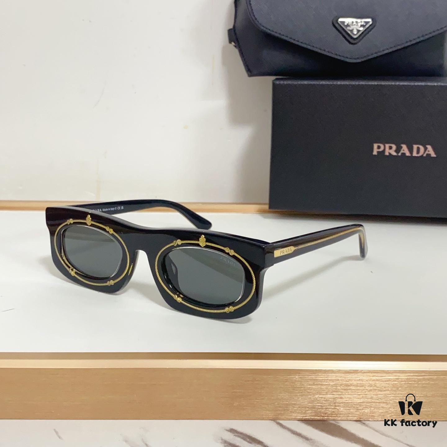 145 NEW Official Website Synchronized PRADA MOD: PRB02S, Each Temple Arm with Unique Serial Number SIZE: 47-26-140 Eyeglasses Sunglasses