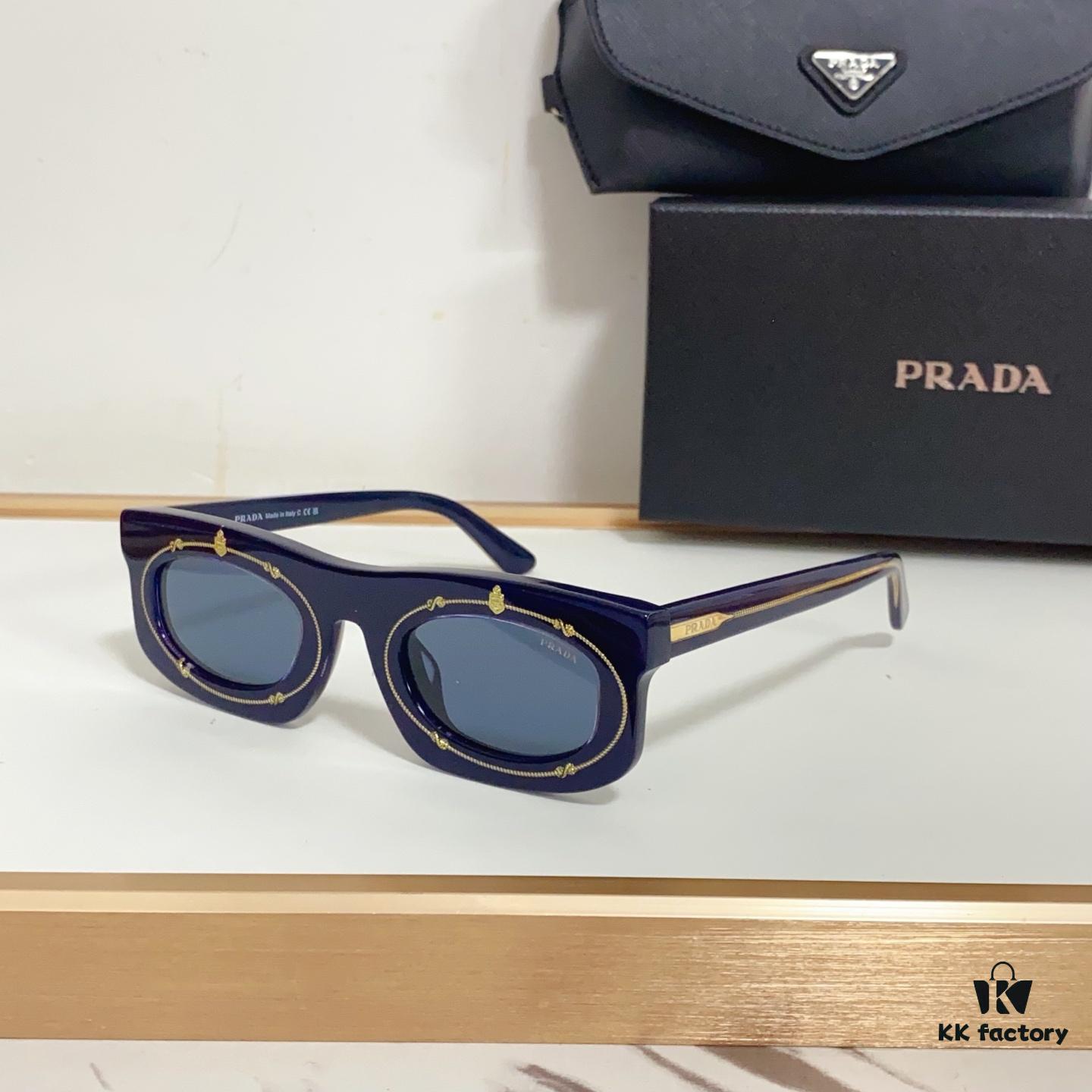 145 NEW Official Website Synchronized PRADA MOD: PRB02S, Each Temple Arm with Unique Serial Number SIZE: 47-26-140 Eyeglasses Sunglasses