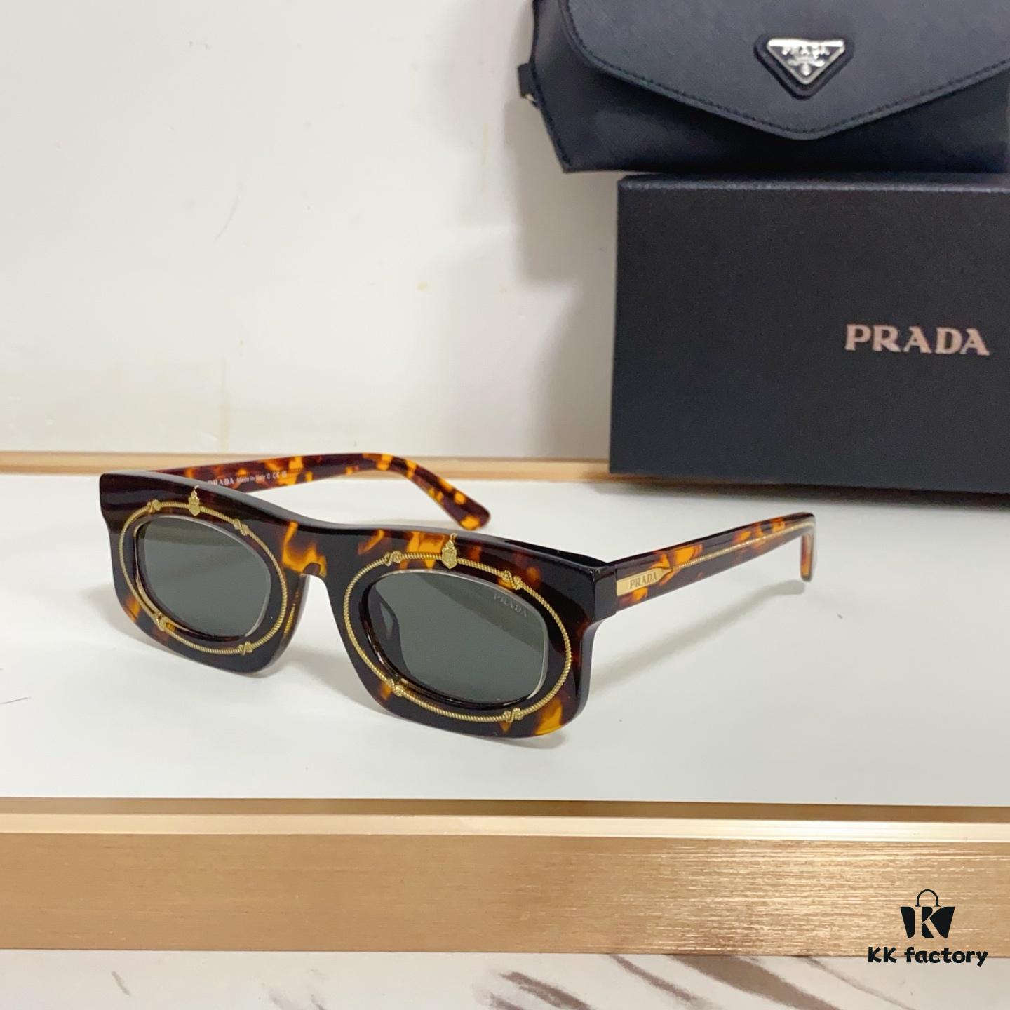 145 NEW Official Website Synchronized PRADA MOD: PRB02S, Each Temple Arm with Unique Serial Number SIZE: 47-26-140 Eyeglasses Sunglasses