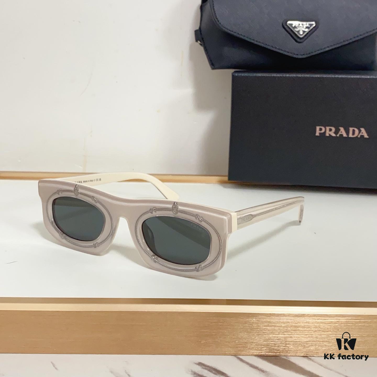 145 NEW Official Website Synchronized PRADA MOD: PRB02S, Each Temple Arm with Unique Serial Number SIZE: 47-26-140 Eyeglasses Sunglasses
