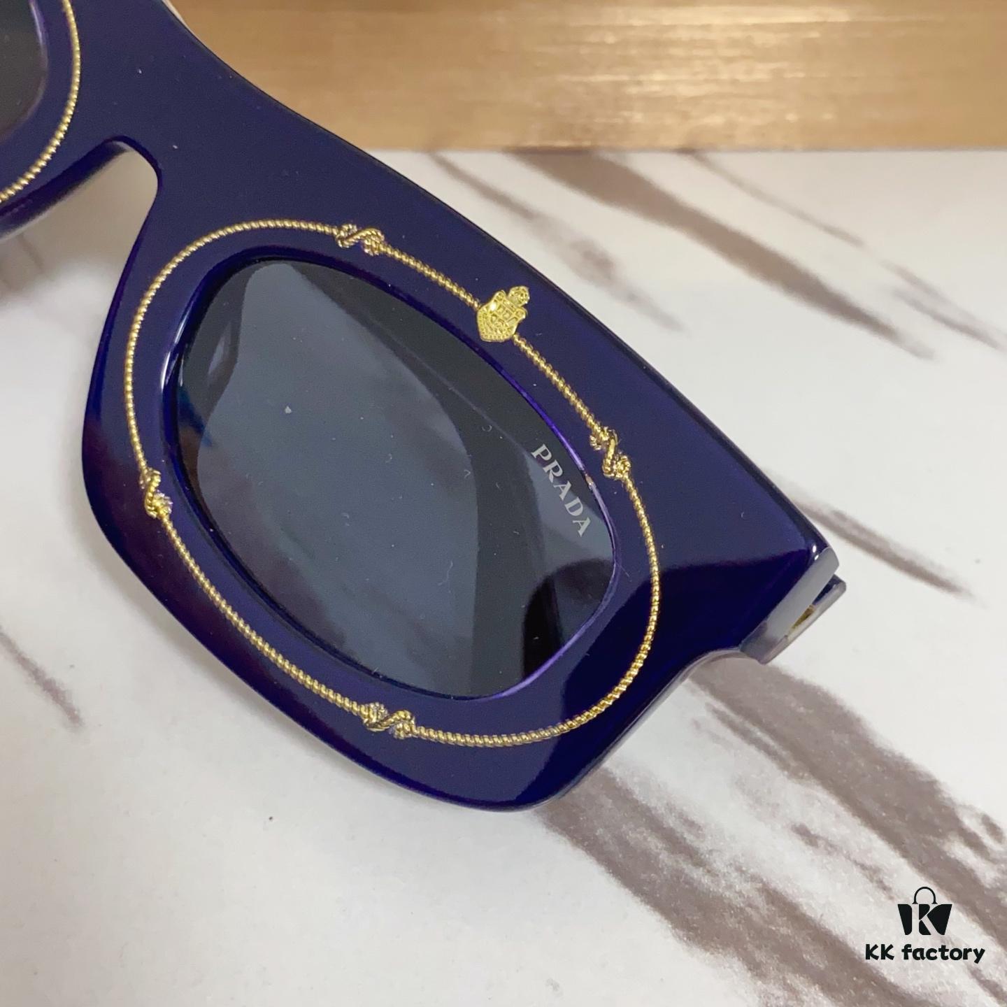 145 NEW Official Website Synchronized PRADA MOD: PRB02S, Each Temple Arm with Unique Serial Number SIZE: 47-26-140 Eyeglasses Sunglasses