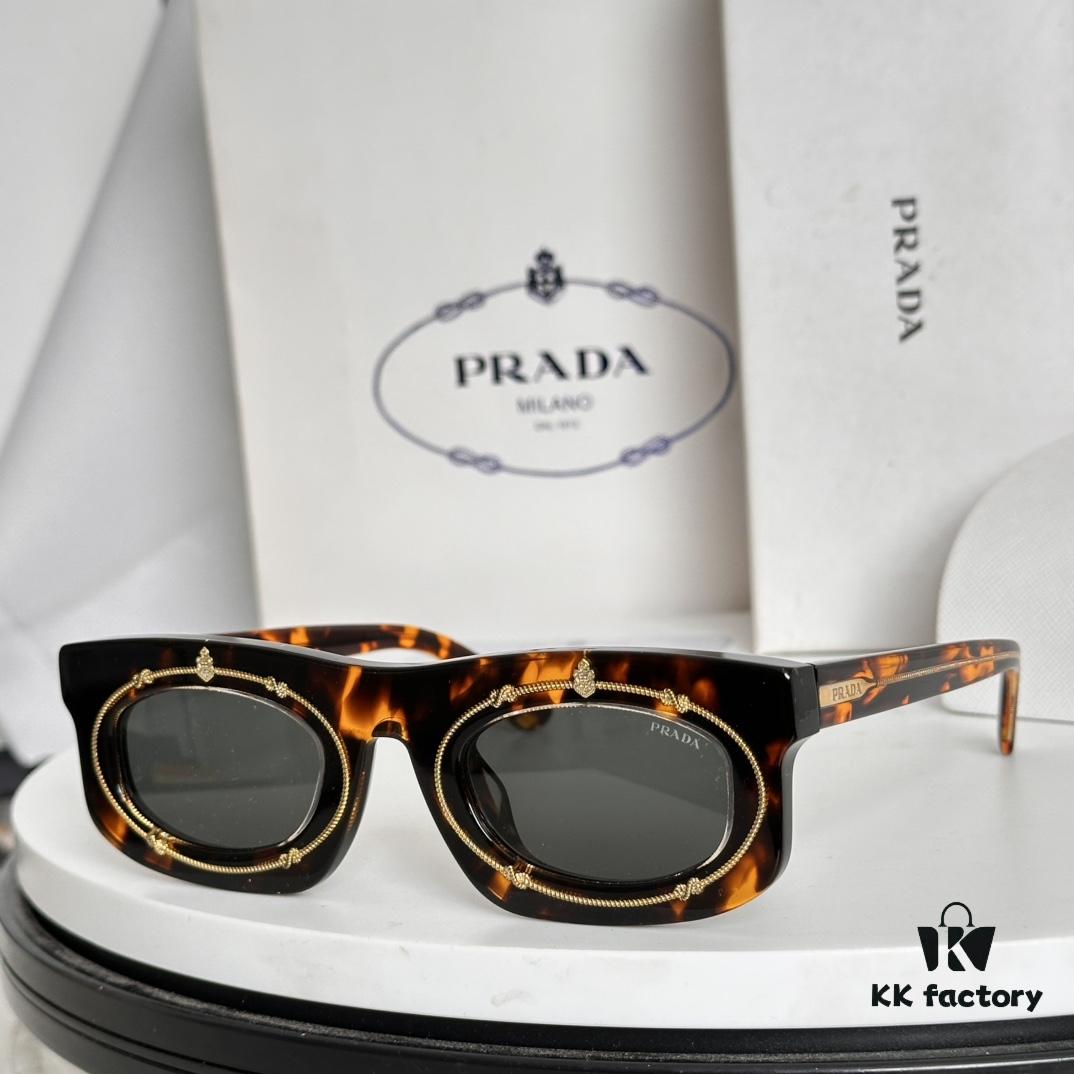 PRADA Official Website Synchronized PRB02S Sunglasses, Each Temple with Unique Serial Number, SIZE: 47-26-140