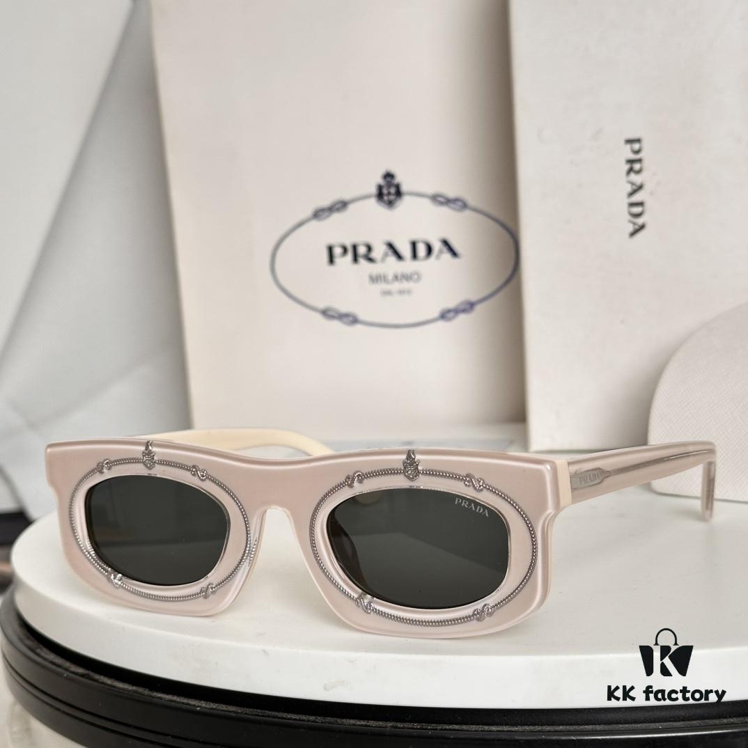 PRADA Official Website Synchronized PRB02S Sunglasses, Each Temple with Unique Serial Number, SIZE: 47-26-140